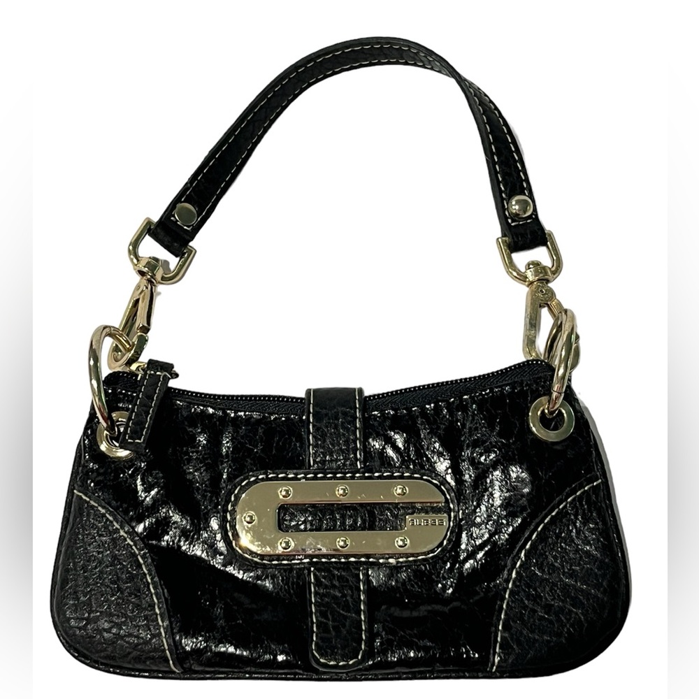 VTG GUESS Y2K Belle Shine Mini Bag Black/Gold